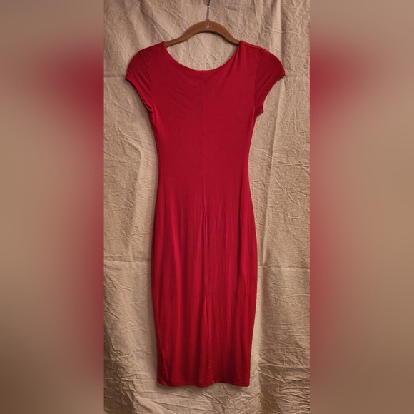 Cherry Red Body Con dress, size XS - Picture 2 of 3